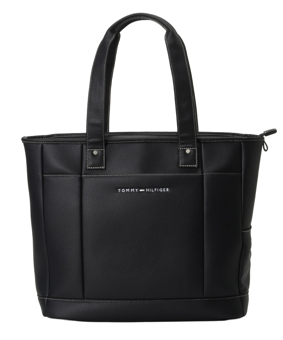 �l���|�C���g160pt �y���������z�g�~�[�q���t�B�K�[�S���t(TOMMY HILFIGER GOLF) �g�[�g�o�b�O FACE THMG6ST1 �y2026�N���f���z �����Y ���f�B�[�X BLK�i10�j