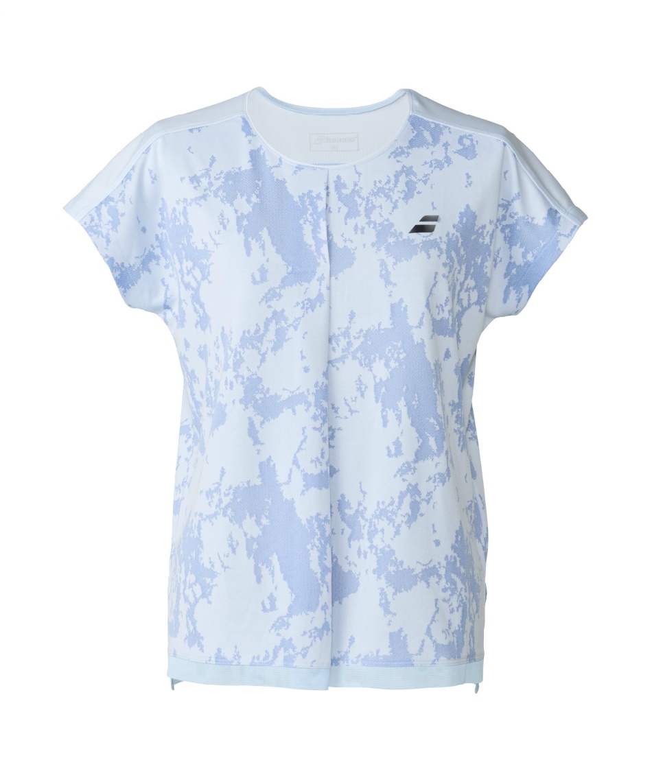 Babolat PLAY S/S シャツ BWG6321 ライトブルー バボラ(Babolat) テニスウェア バドミントンウェア Tシャツ 半袖 PLAY