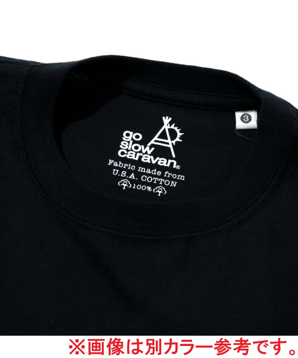ゴースローキャラバン(Go Slow Caravan) Tシャツ 半袖 USA/C スクエア