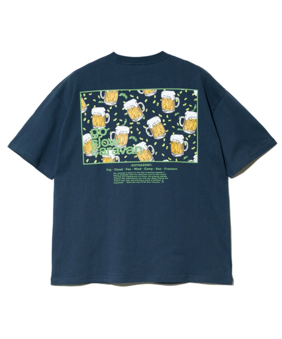 ゴースローキャラバン(Go Slow Caravan) Tシャツ 半袖 USA/C スクエア