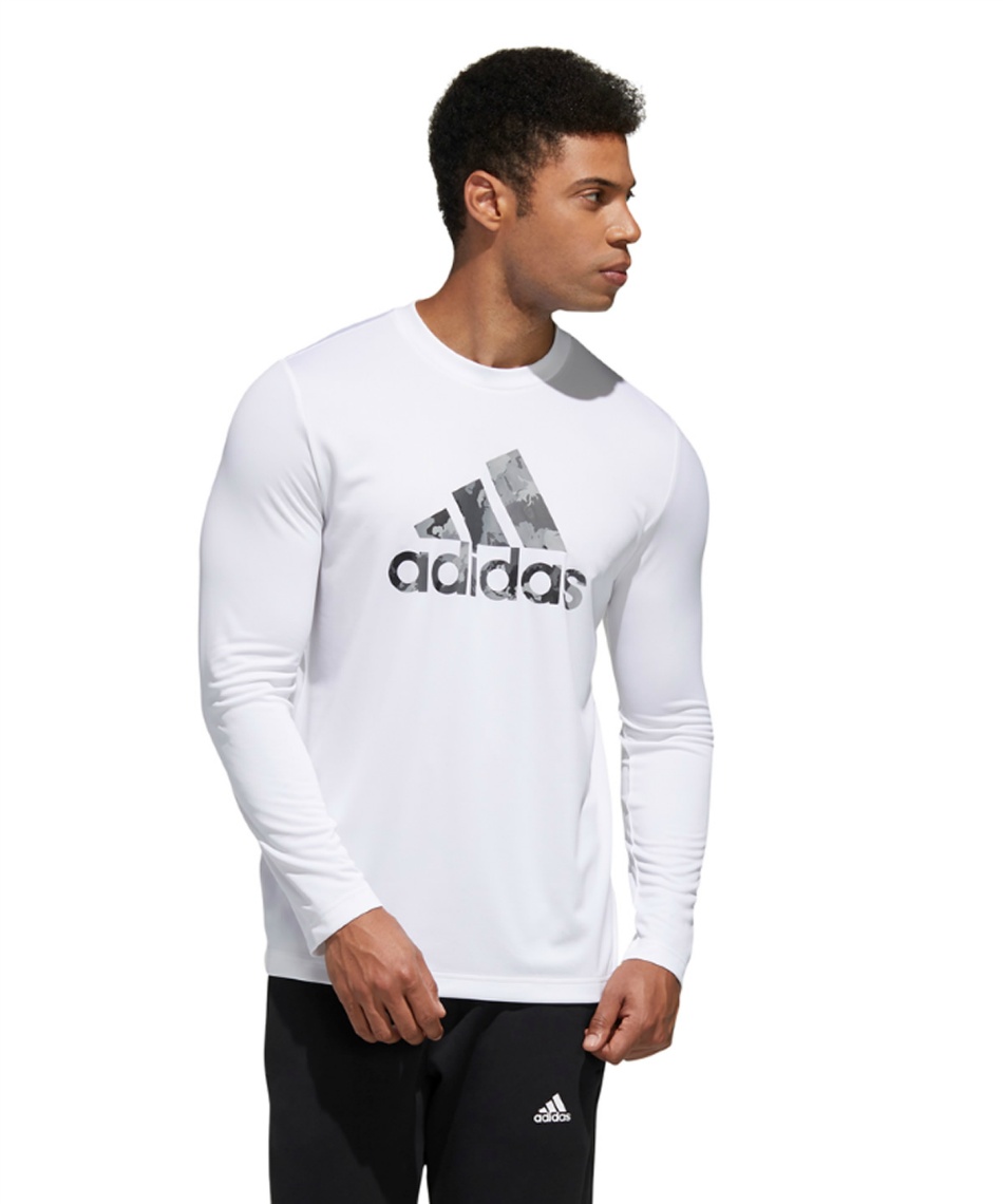 アディダス Adidas スポーツウェア 長袖 Mh カモbos ロンｔシャツ Must Haves Badge Of Sport Long Sleeve Tee Ixg08 スポーツ用品ならヒマラヤオンラインストア 公式