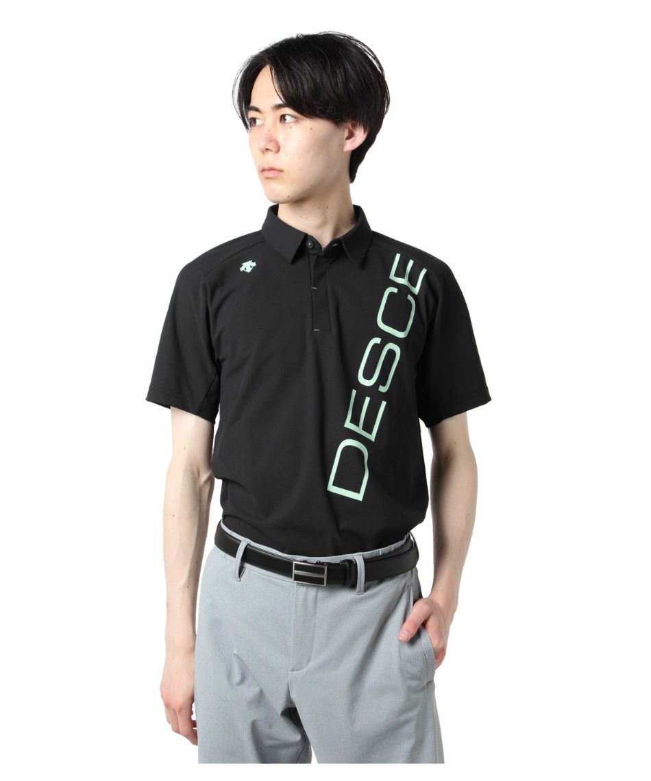 デサントゴルフ ブルー(DESCENTE GOLF BLUE) ゴルフウェア ポロシャツ