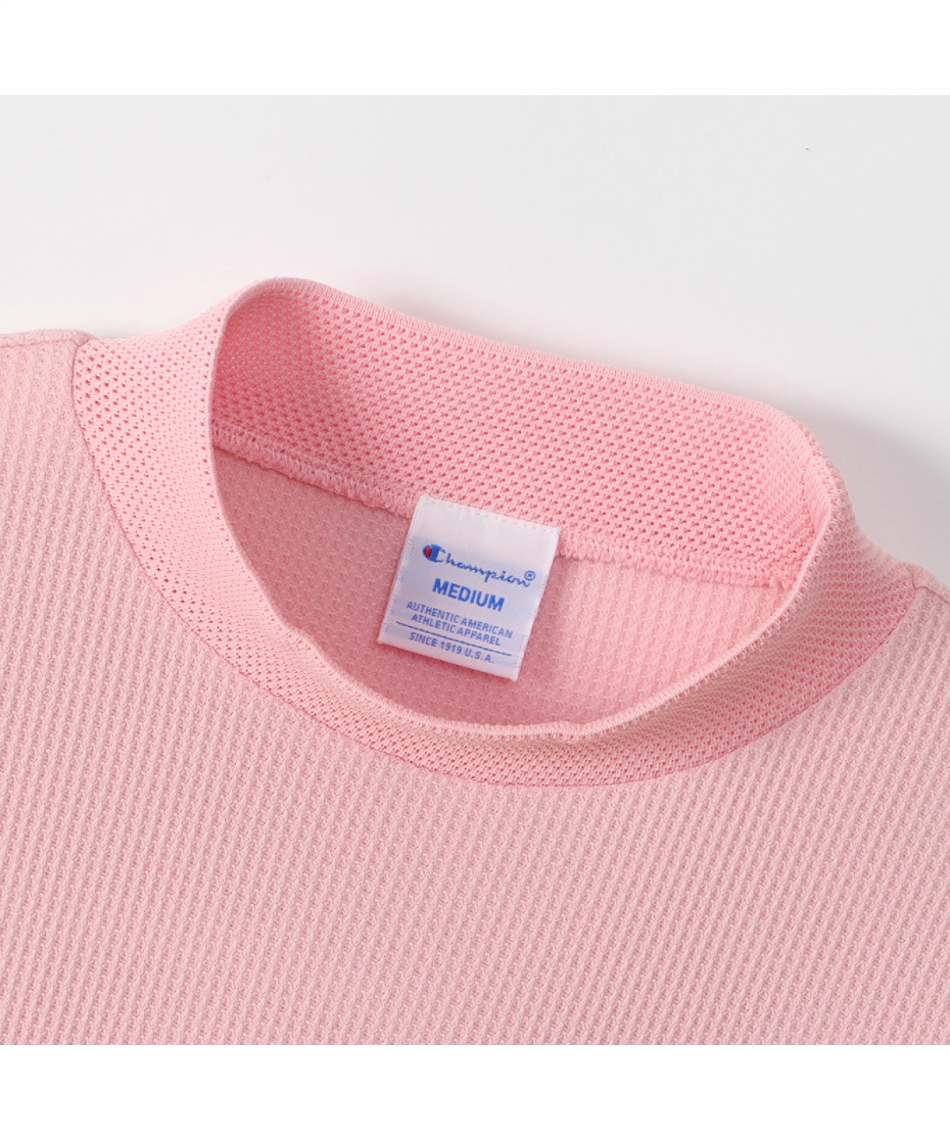 Champion ゴルフウェアワッフルモックネック半袖シャツ C3-XG309 カジュアルゴルフドットコムby PALM SPRINGSにChampion GOLF