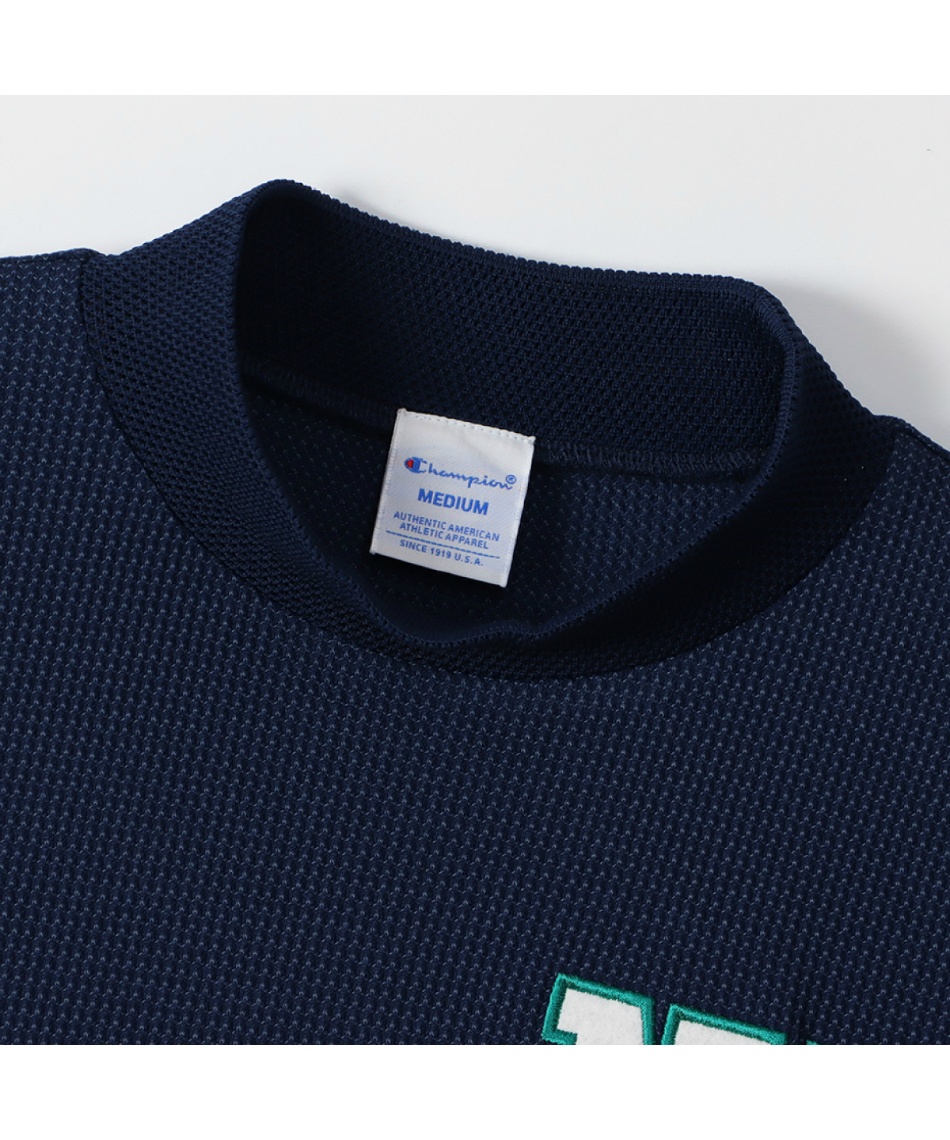 Champion ゴルフウェアワッフルモックネック半袖シャツ C3-XG309 カジュアルゴルフドットコムby PALM SPRINGSにChampion GOLF