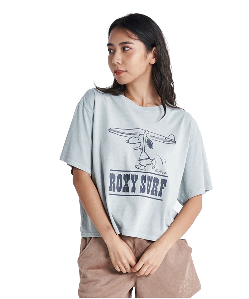 ロキシー Roxy Tシャツ 半袖 Peanuts Cropped Tee Rst2205 国内正規品 スポーツ用品ならヒマラヤオンラインストア 公式