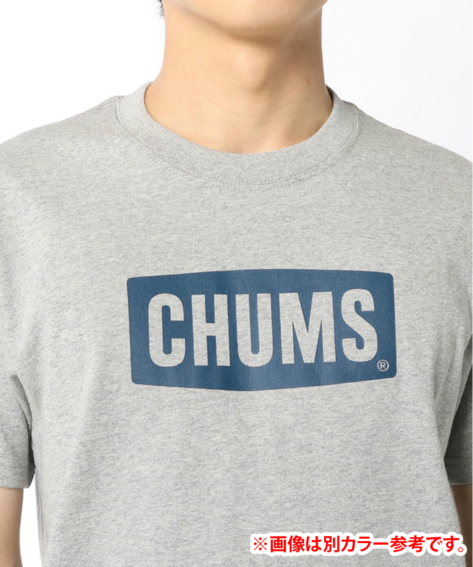 チャムス Chums Tシャツ 半袖 チャムスロゴtシャツ Chums Logo T Shirt Ch01 13 Ocean Dye スポーツ用品ならヒマラヤオンラインストア 公式