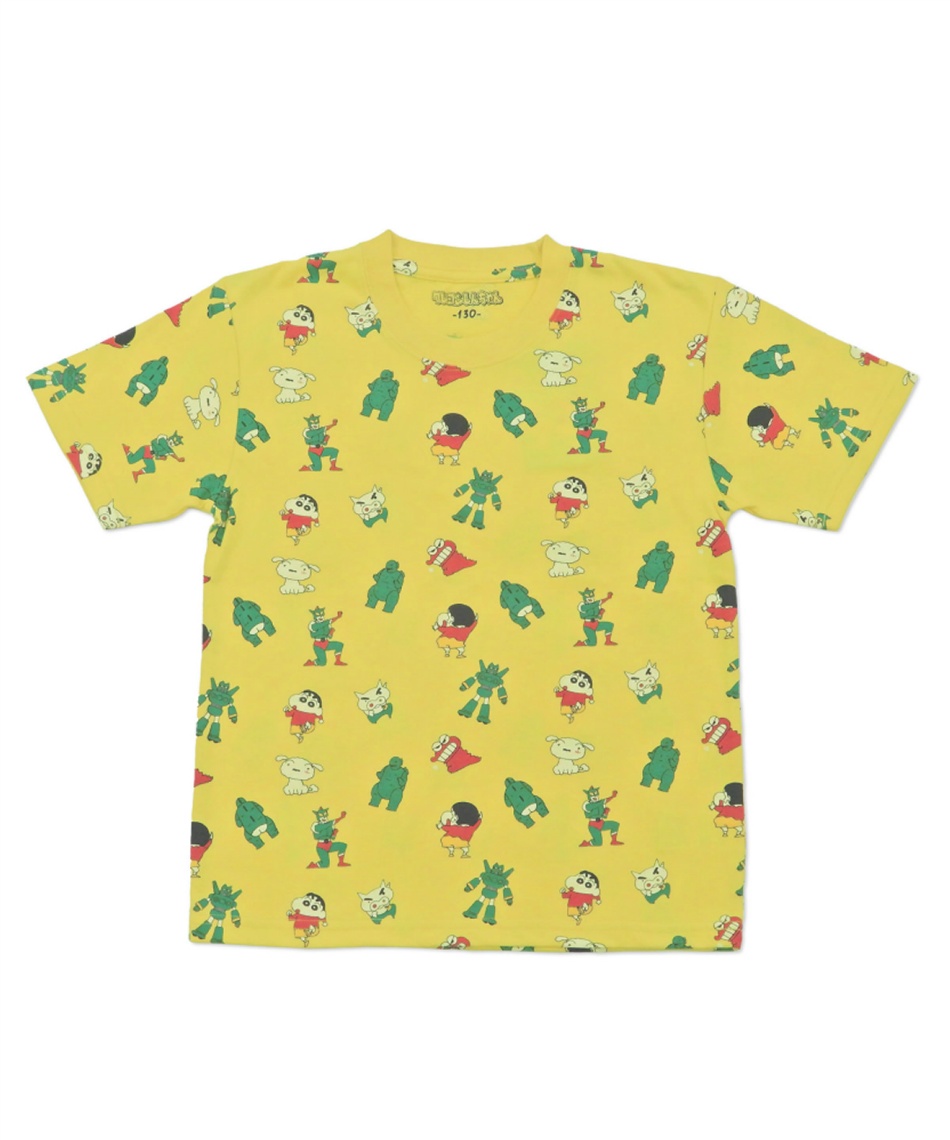 クレヨンしんちゃん Tシャツ 半袖 しんのすけ軍団総柄 SS T