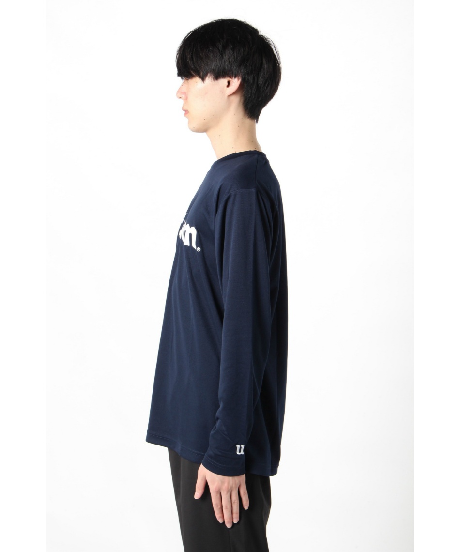 ウイルソン(Wilson) テニスウェア Tシャツ 長袖 ビッグロゴ 442-205