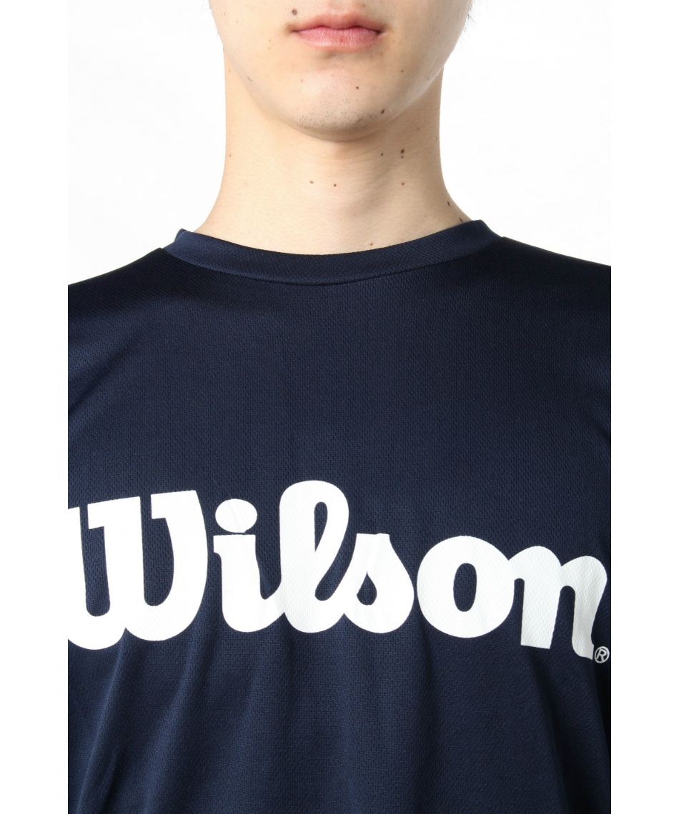 ウイルソン(Wilson) テニスウェア Tシャツ 長袖 ビッグロゴ 442-205