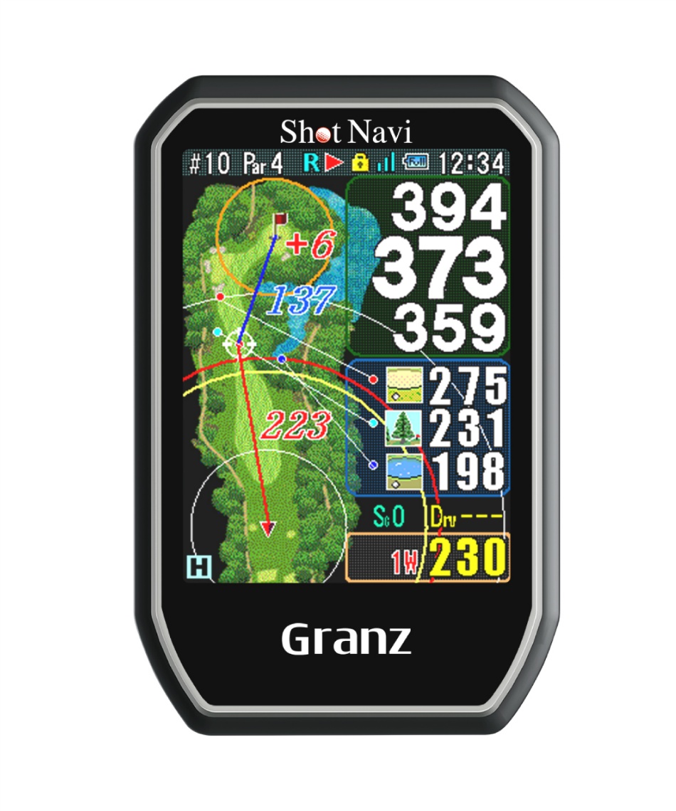 ショットナビ(Shot Navi) ゴルフ GPSナビ グランツ Granz | スポーツ