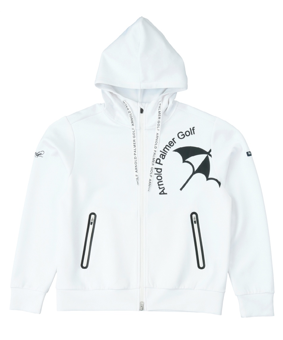 ARNOLD PALMER GOLF ネイビー パーカー 2XO ゴルフウェア パーカー メンズ ダンボールニットジップパーカー