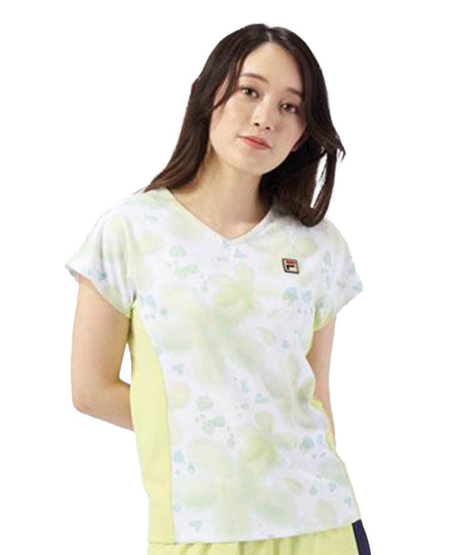 フィラ(FILA) テニスウェア ゲームシャツ FLOWER VL2581 | スポーツ フィラ(FILA) テニスウェア ゲームシャツ FLOWER VL2581 | スポーツ
