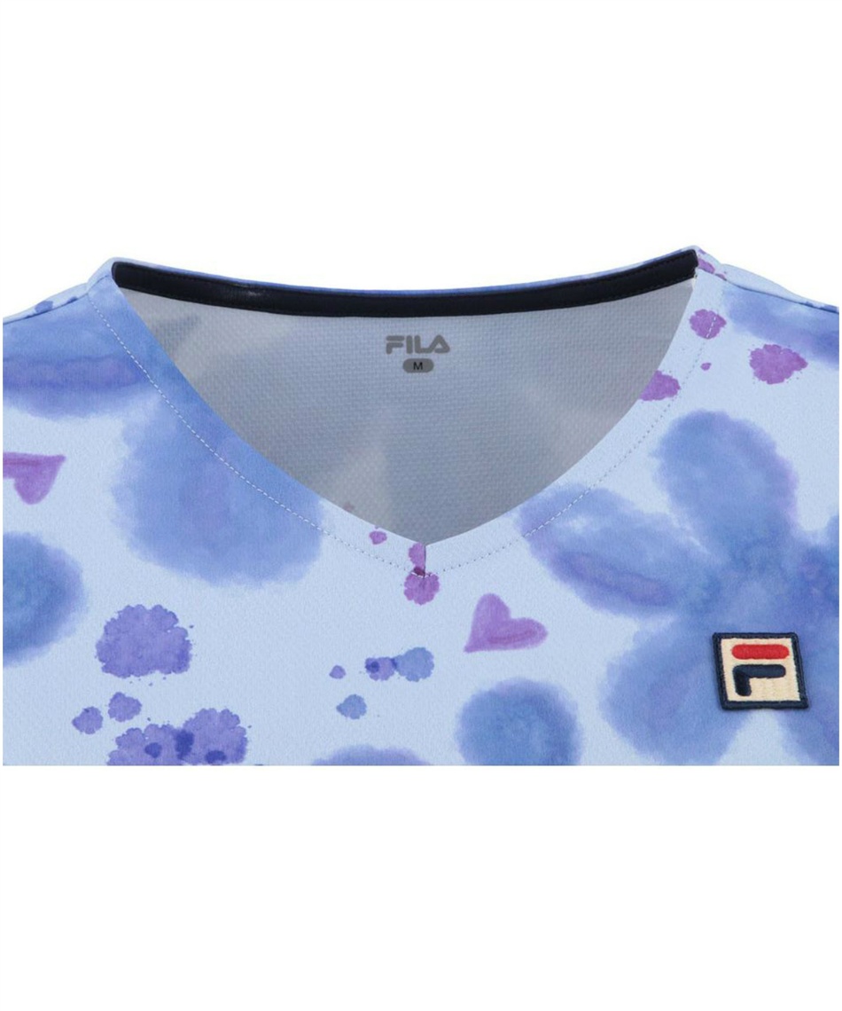 フィラ(FILA) テニスウェア ゲームシャツ FLOWER VL2581 | スポーツ