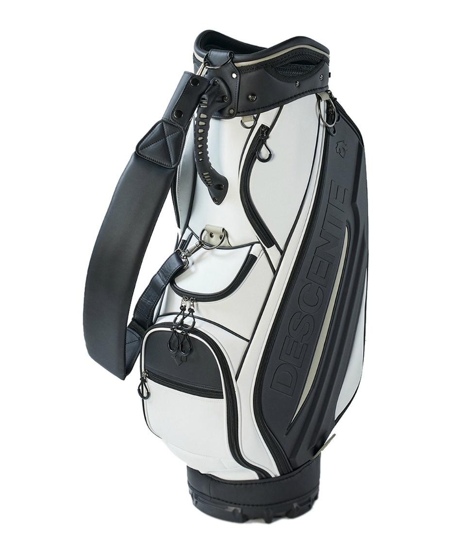 DESCENTE キャディバッグ ホワイト/ブラック DESCENTE キャディバッグ ホワイト/ブラック