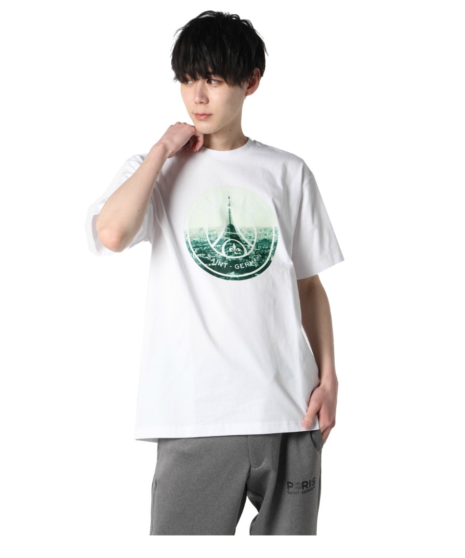 パリサンジェルマン(PSG) サッカーウェア プラクティスシャツ 半袖 P PRINT TEE PS0123SS 0003