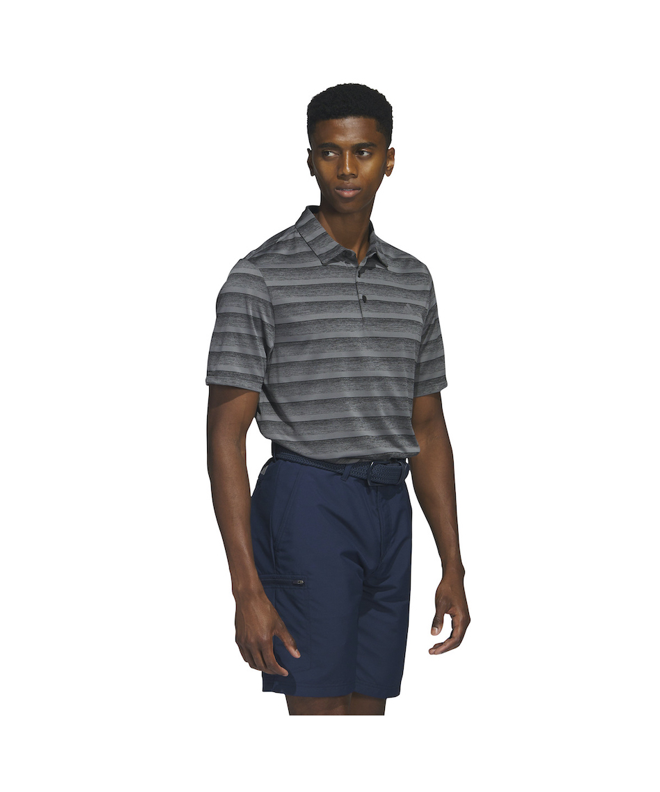 ゴルフウェア ポロシャツ 半袖 グラデーションボーダー 半袖シャツ