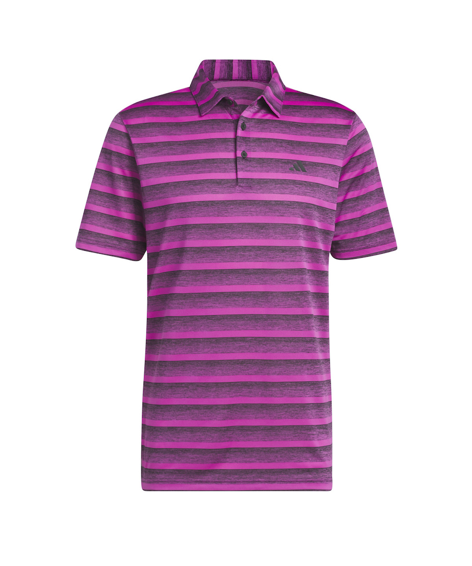 ゴルフウェア ポロシャツ 半袖 グラデーションボーダー 半袖シャツ