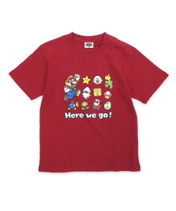 Tシャツ 半袖 マリオ キッズ半袖Tシャツ 22843120 | スポーツ用品なら