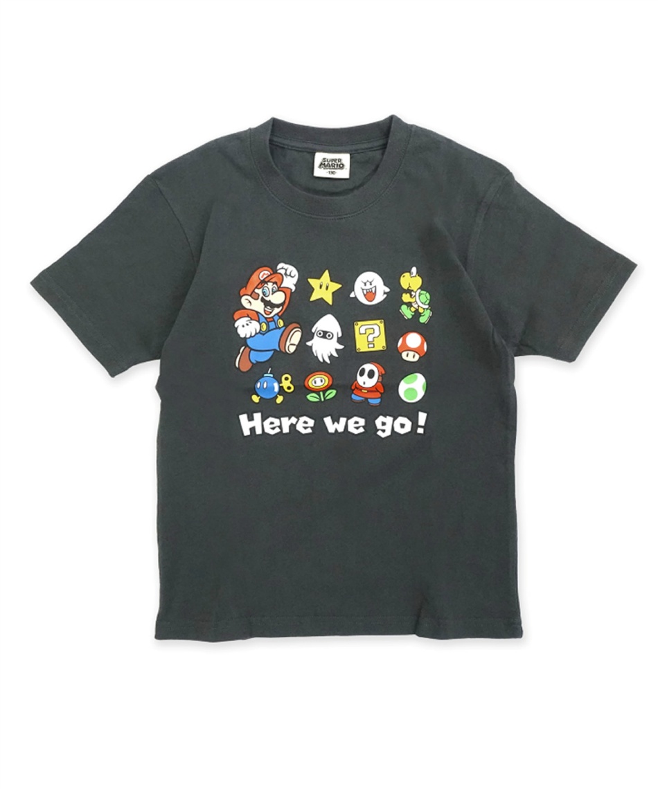 Tシャツ 半袖 マリオ キッズ半袖Tシャツ 22843120 | スポーツ用品なら