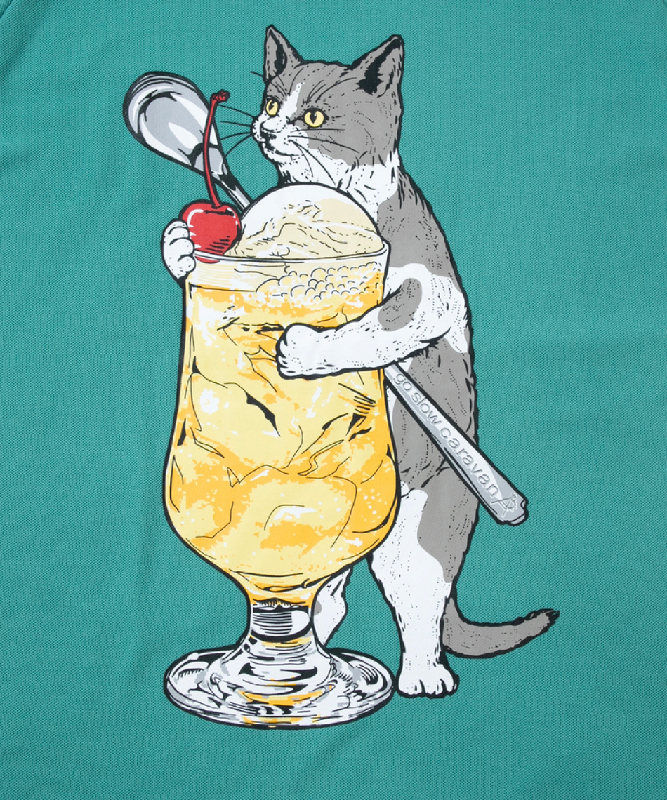 ゴースローキャラバン(Go Slow Caravan) Tシャツ 半袖 Drymix鹿の子