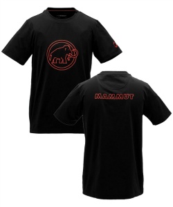 �l���|�C���g70pt �y���������z�}���[�g(MAMMUT) T�V���c ���� QD Logo Print T-Shirt AF Men Classic 1017-05940 0001 �y�������K�i�z �����Y bk print4 L�iEU�|M�j
