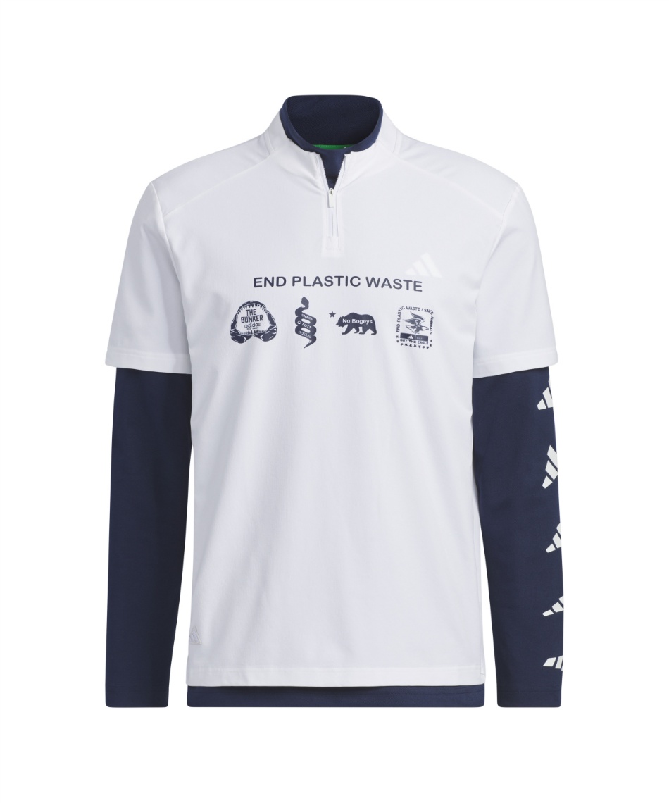 アディダス(adidas) ゴルフウェア シャツセット モックネック