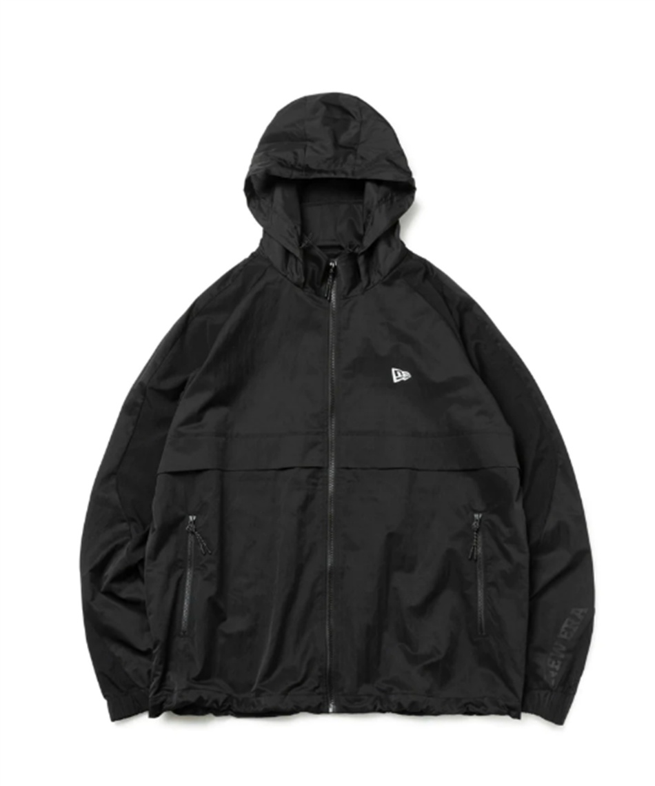 NEW ERA ニューエラ ブラック ウィンドブレーカー ニューエラ NEW ERA NEW ERA ニューエラ メンズ ウィンド