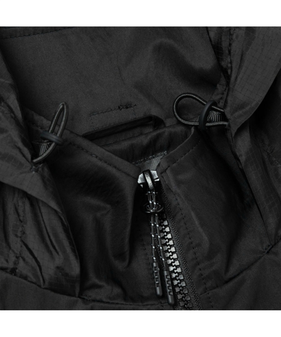 NEW ERA ニューエラ【ゴルフ】 ビルトイン フーディージャケット ブラック ニューエラ(NEW ERA) ゴルフウェア ブルゾン ビルトイン