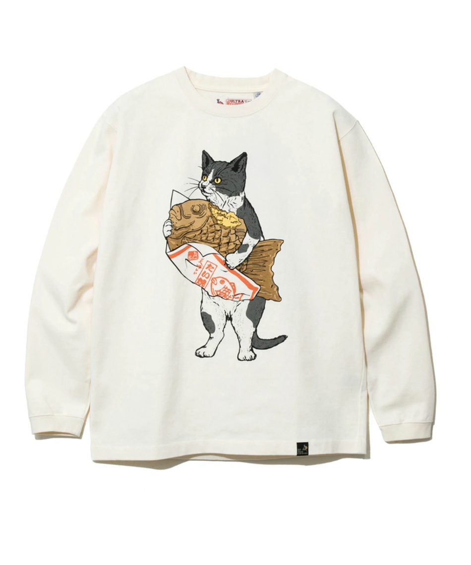 猫 Tシャツ go slow caravan ゴースローキャラバン タイ焼き ゴースローキャラバン(Go Slow Caravan) Tシャツ 半袖 Drymix