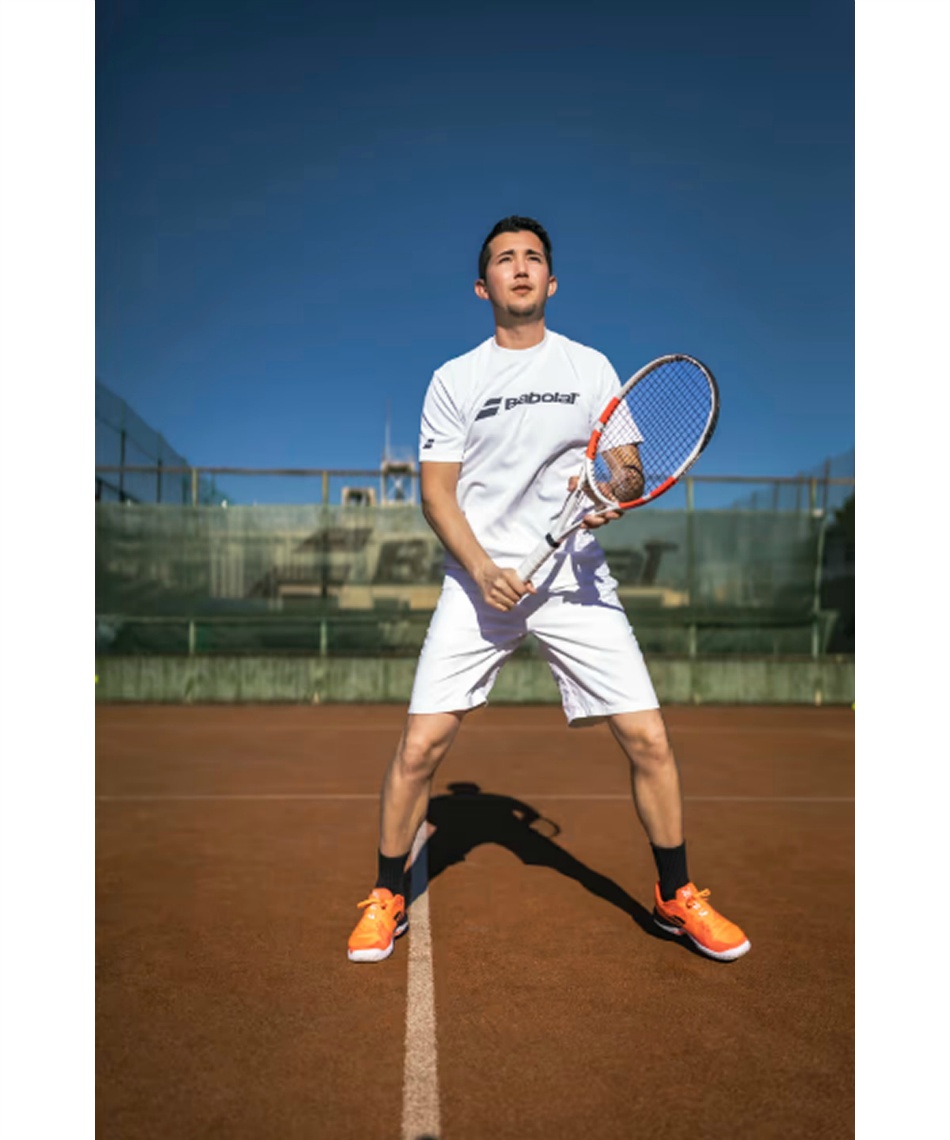 バボラ(Babolat) テニスウェア バドミントンウェア Tシャツ 半袖 CLUB