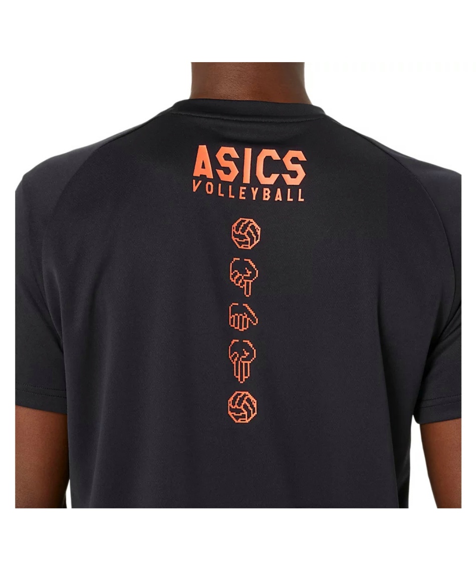 アシックス(asics) バレーボールウェア 半袖シャツ ドライプリント半袖