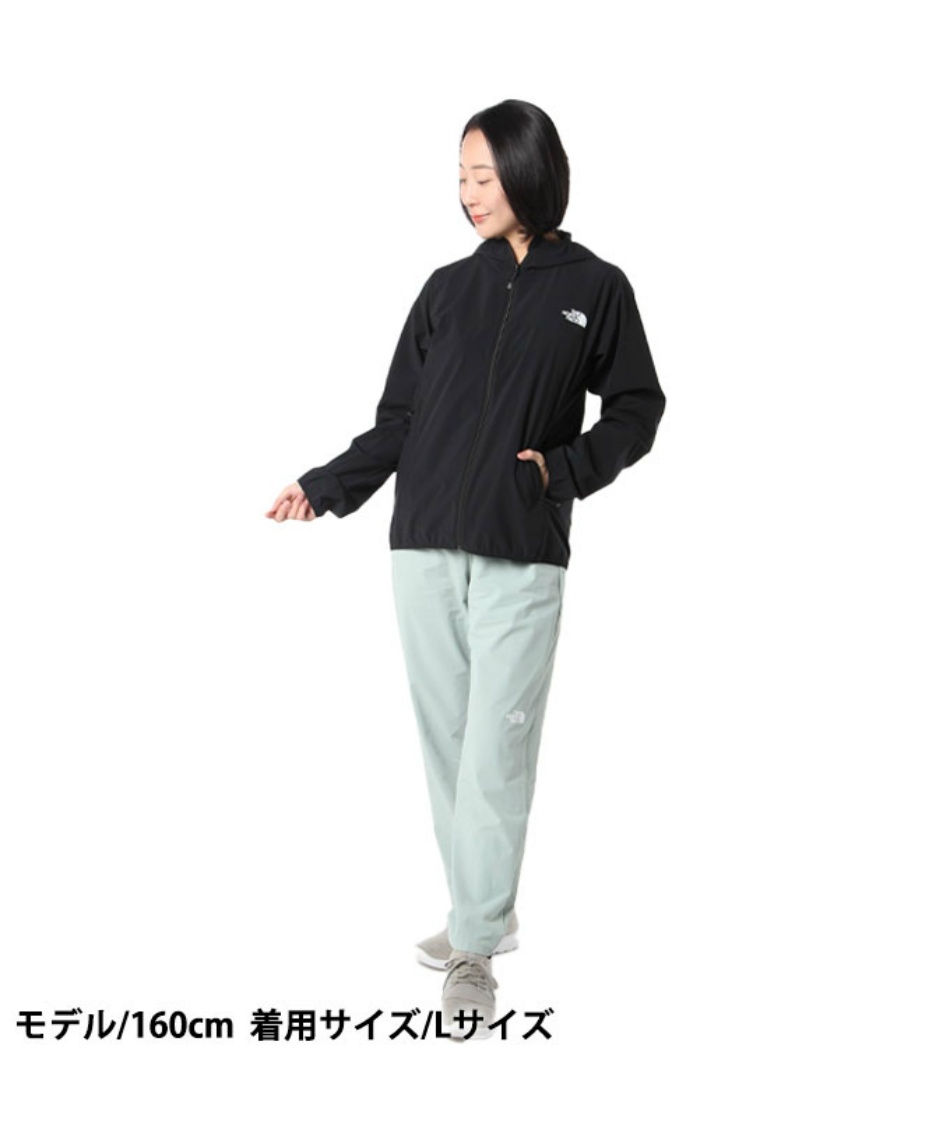 【クーポン対象】マウンテンパーカー Mountain Softshell Hoodie マウンテンソフトシェルフーディ NPW22401 K 【4/26～5/12】