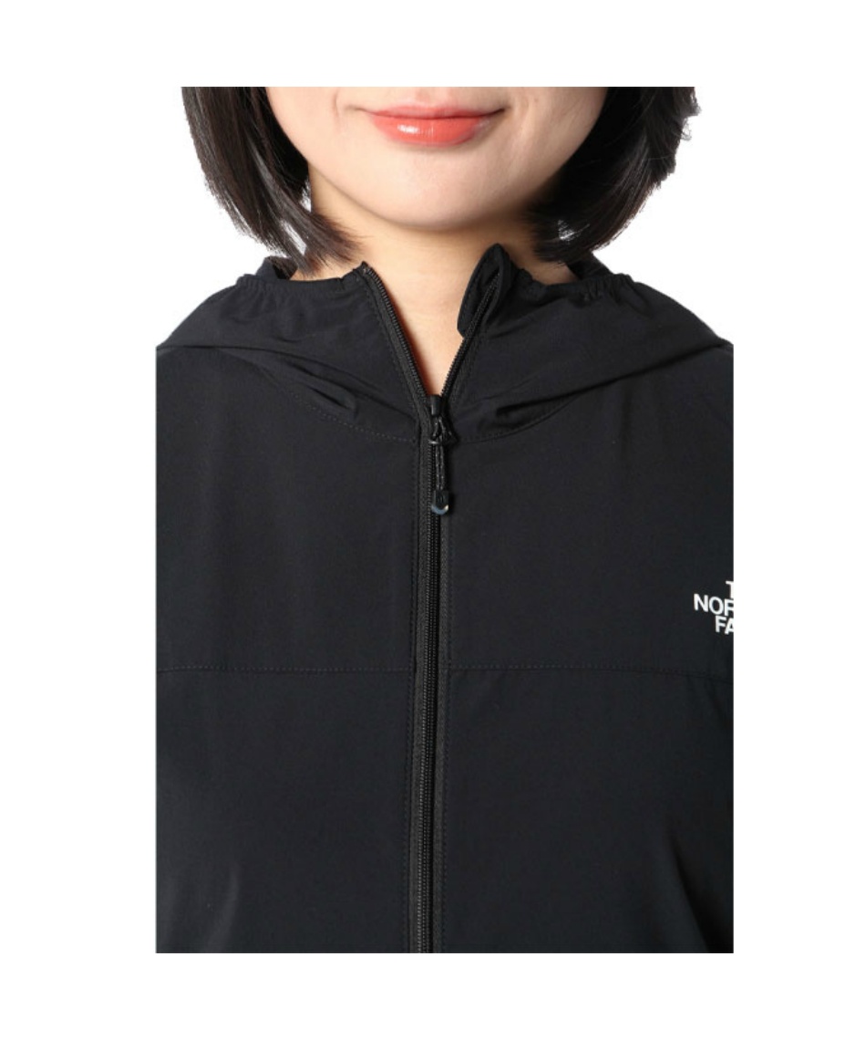 【クーポン対象】マウンテンパーカー Mountain Softshell Hoodie マウンテンソフトシェルフーディ NPW22401 K 【4/26～5/12】