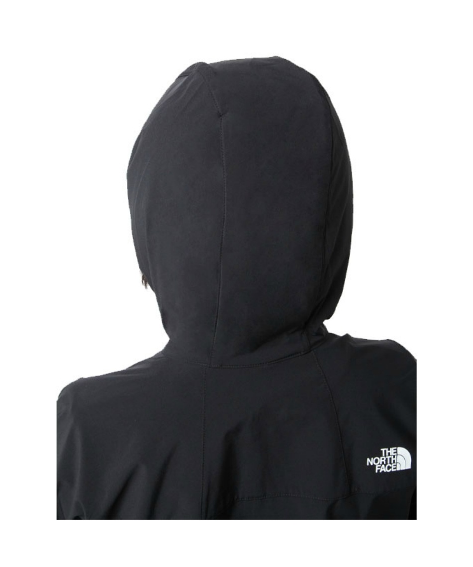 【クーポン対象】マウンテンパーカー Mountain Softshell Hoodie マウンテンソフトシェルフーディ NPW22401 K 【4/26～5/12】