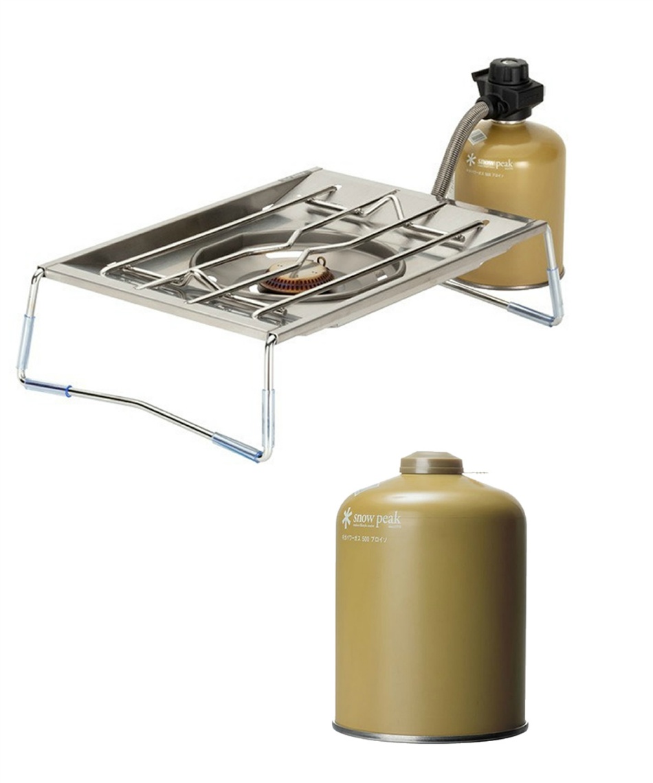スノーピーク(snow peak) シングルバーナー 野遊びセット フラット