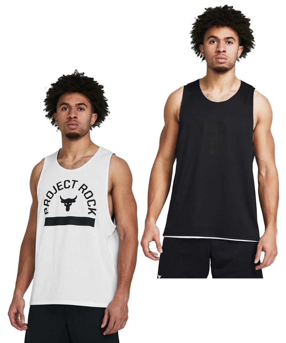 Tシャツ 半袖 UAプロジェクトロック メッシュ リバーシブル