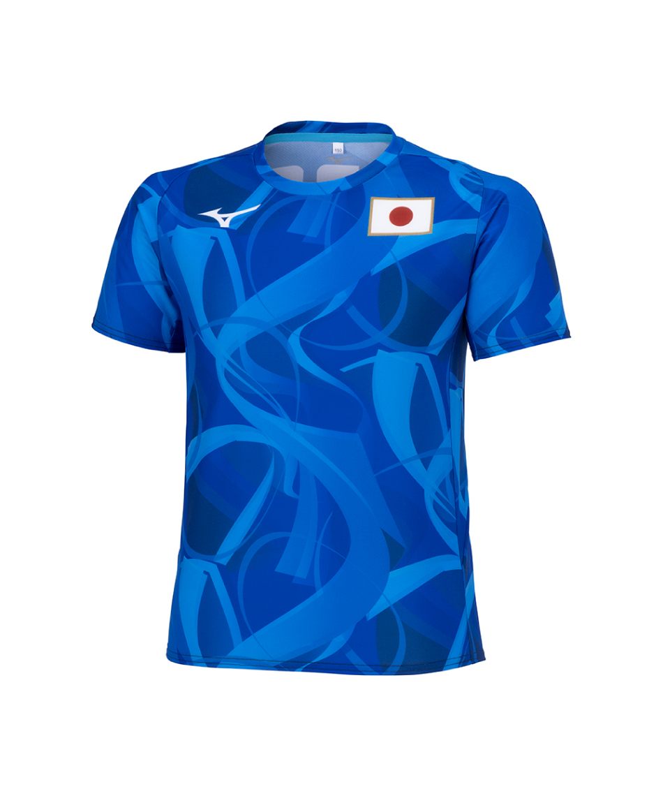 【予約】【６月中旬発売】 ミズノ(MIZUNO) Tシャツ 半袖 JAPAN応援Tシャツ 32MABPC1