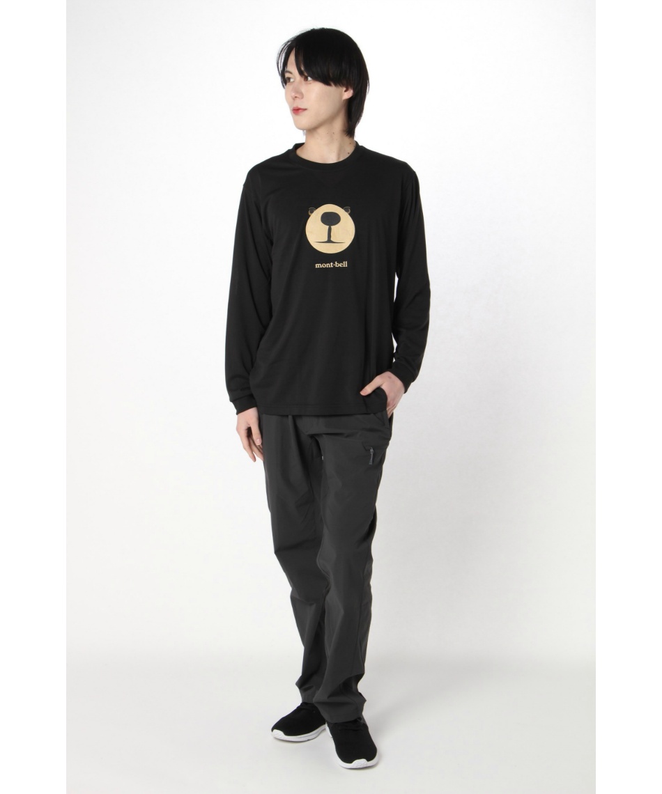 Tシャツ 長袖 WIC.ロングスリーブT モンタベア フェイス 1114773 BK