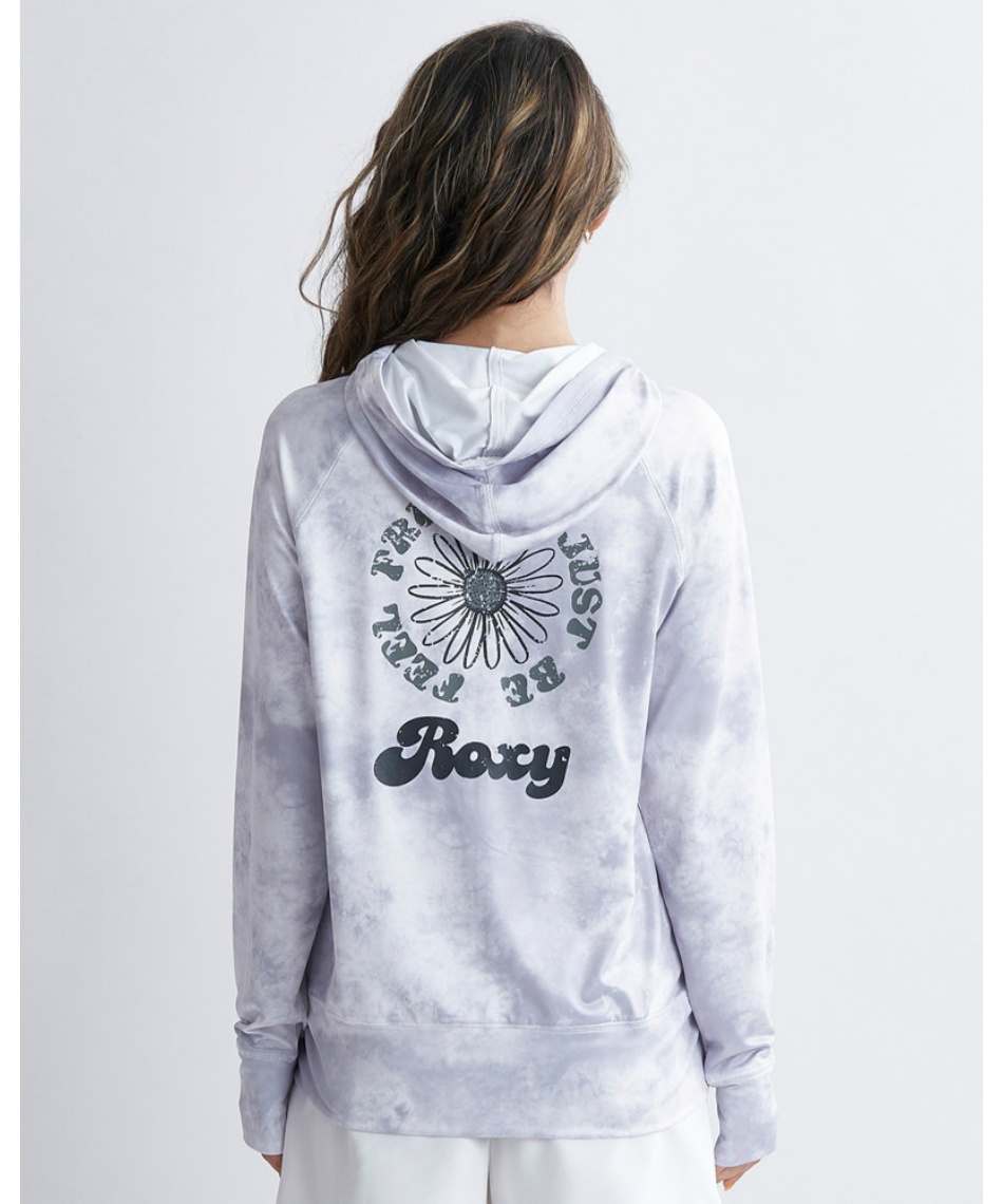 【人気 ROXY ★ Palm Palm 長袖 ラッシュガード バック ジップ ロキシー(ROXY) ラッシュガード 長袖 FEEL FREE ZIP RASH