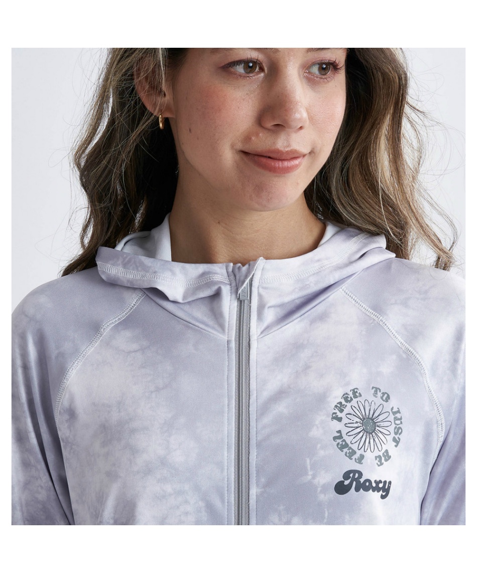 ロキシー(ROXY) ラッシュガード 長袖 FEEL FREE ZIP RASH