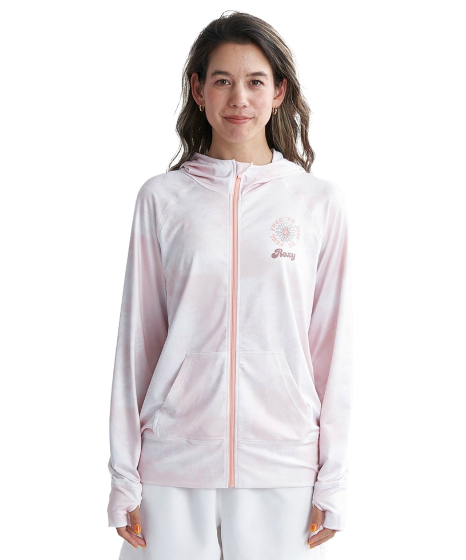 ロキシー(ROXY) ラッシュガード 長袖 FEEL FREE ZIP RASH