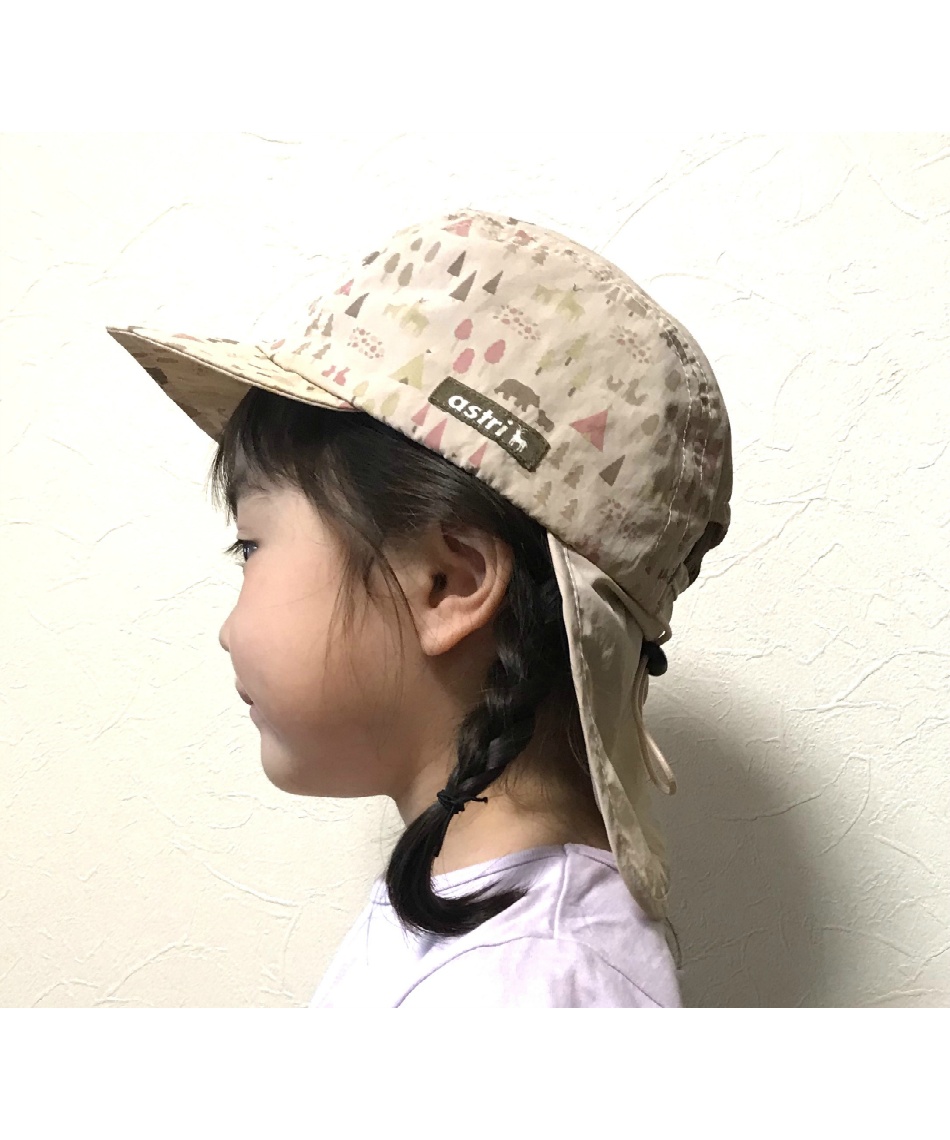 帽子 キャップ ジュニア 撥水キッズMUSHI-KONAIDEキャップ ASK22