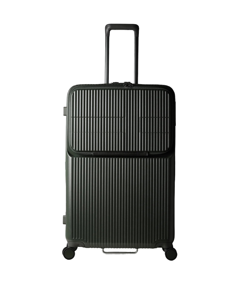 キャリーケース トップオープンポケットスーツケース 92L ラージサイズ