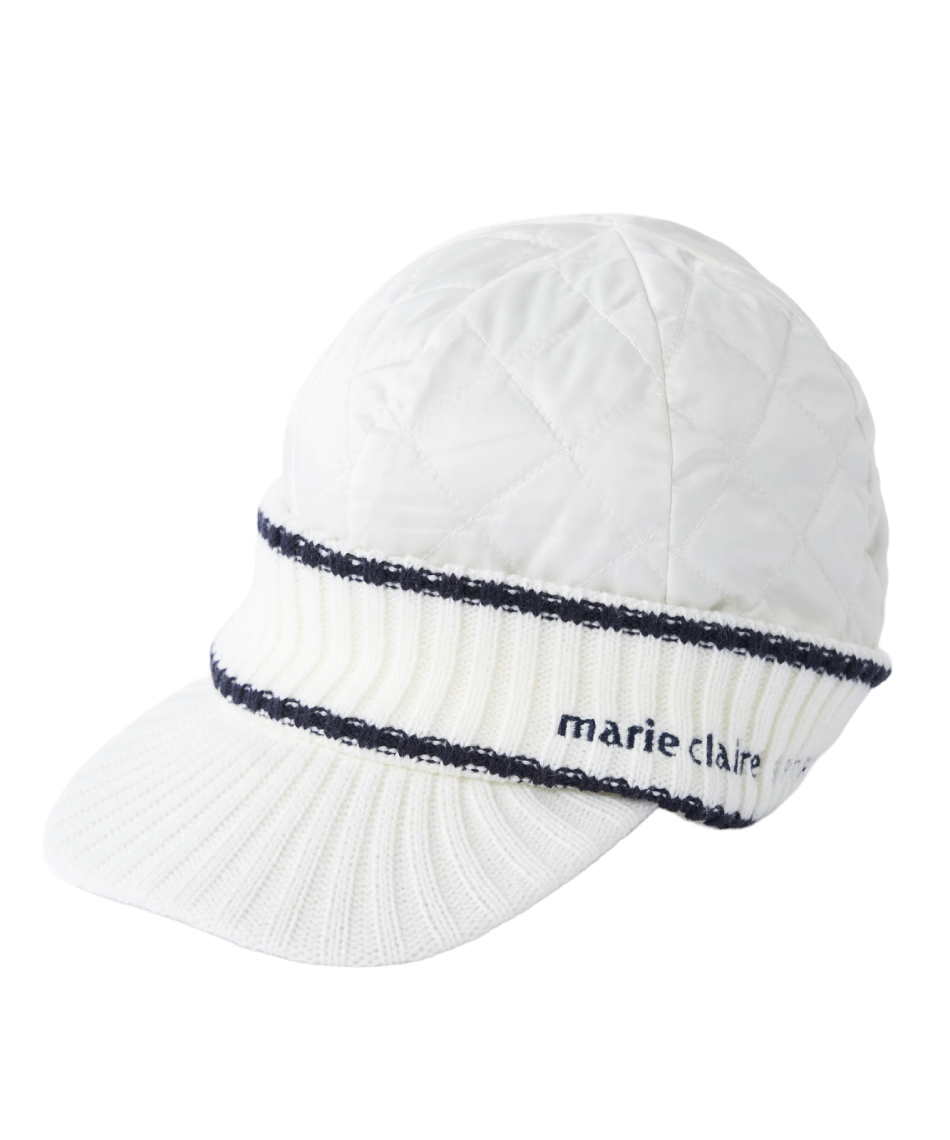 marie claireゴルフ 未使用 ニット帽.ネックウォーマー marie claire