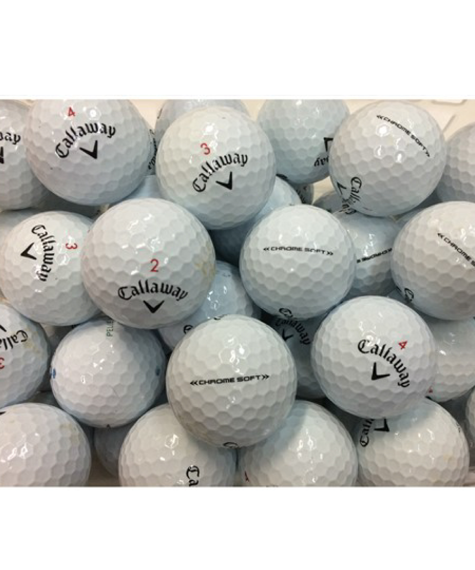 中古】ゴルフボール CHROME SOFT 2022年モデル Bランク ロストボール