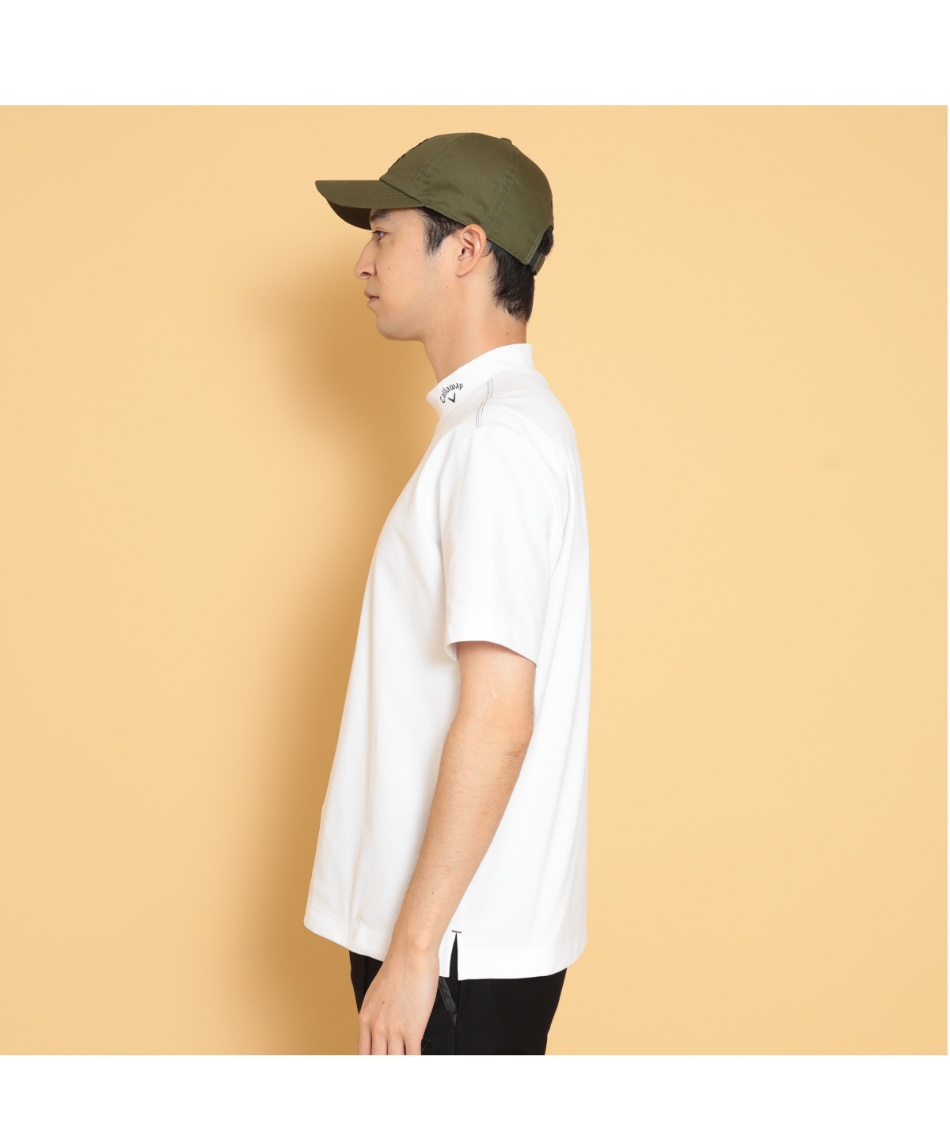 ゴルフウェア　日本製【WAAC】星柄モックネックシャツ　半袖　SIZE1002 WAAC ワック メンズ ゴルフウェア MENS PLAYERS EDITION 半袖