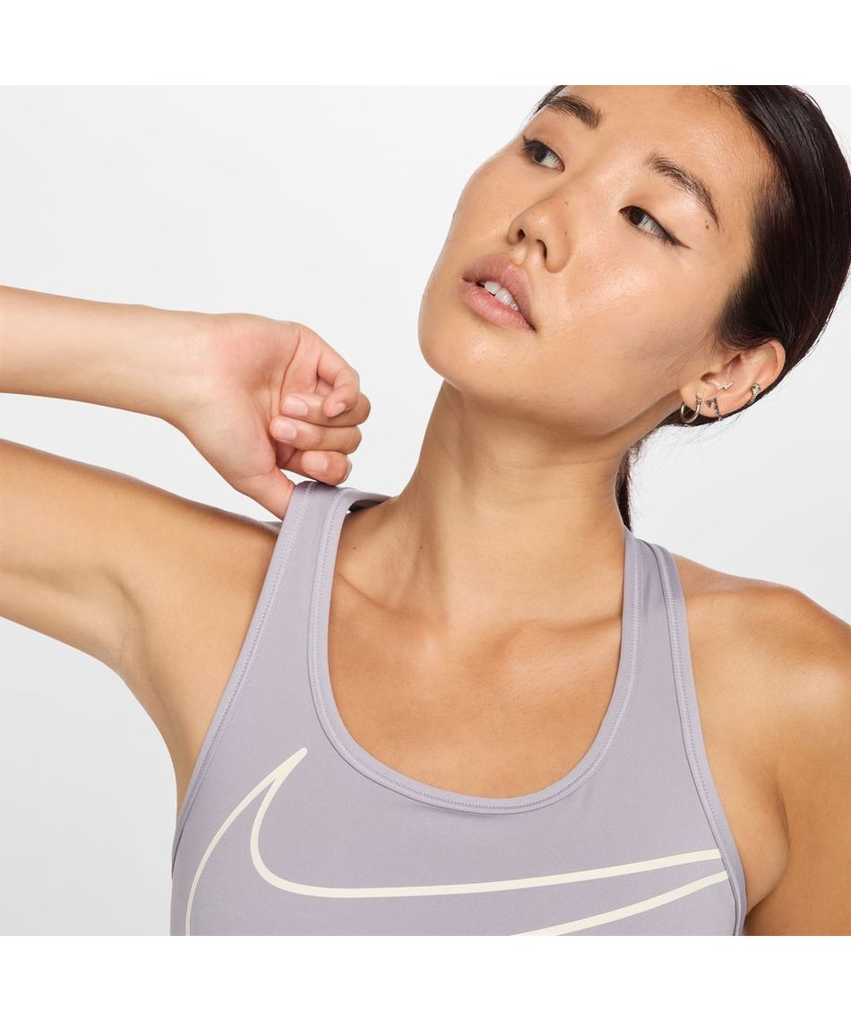ナイキ(NIKE) スポーツブラ ブラトップ スウッシュ ミディアムサポート