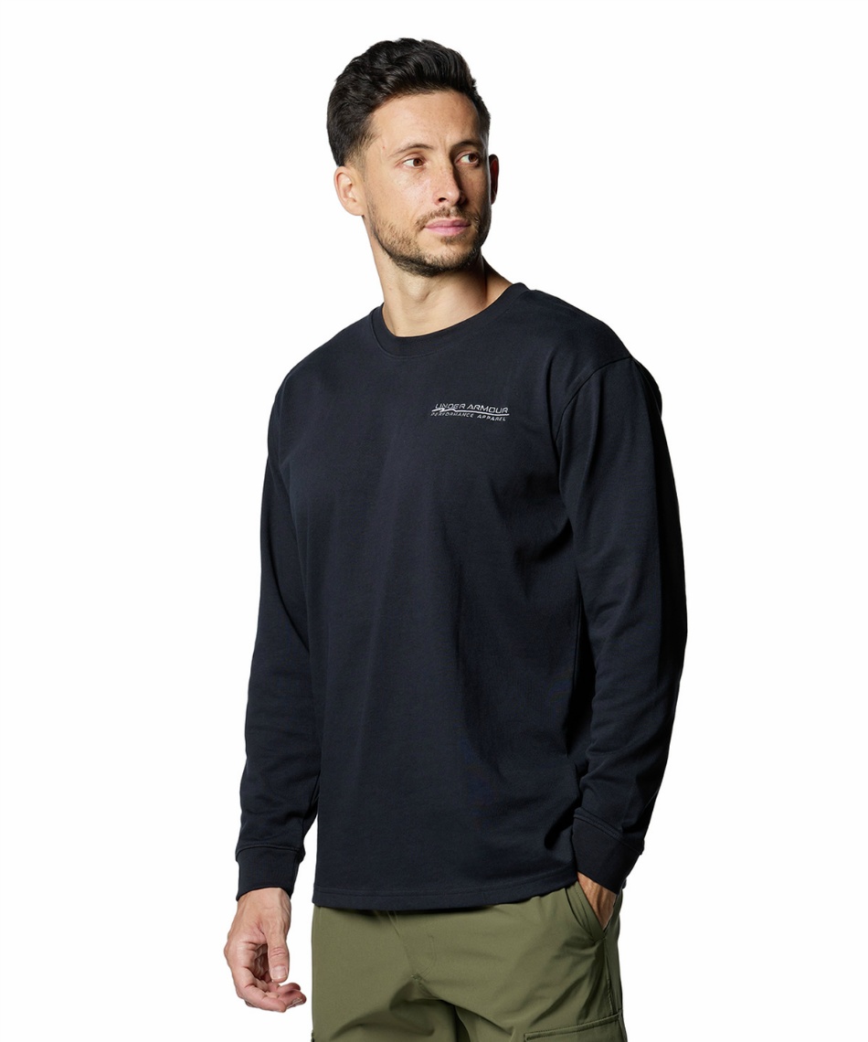 Tシャツ 長袖 UA LOGO GRAPGIC HW LS 6000869-001 | スポーツ用品なら
