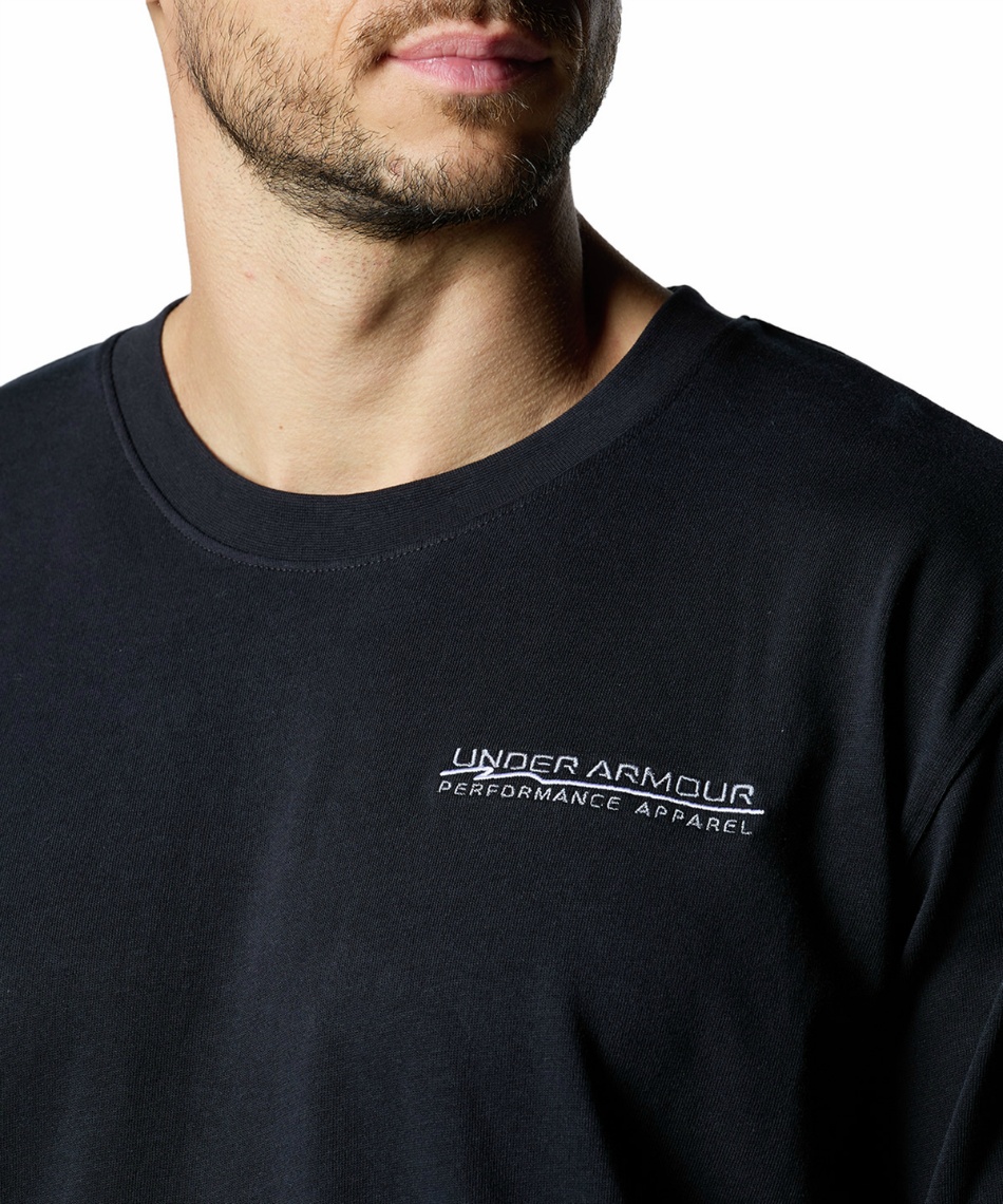 即決新品 LGサイズ UNDER ARMOUR 長袖Tシャツ ホワイト アンダーアーマー LOOSE BIGロゴ クルーネック 長袖 Tシャツ TECH XL LOGO LS (UNDER