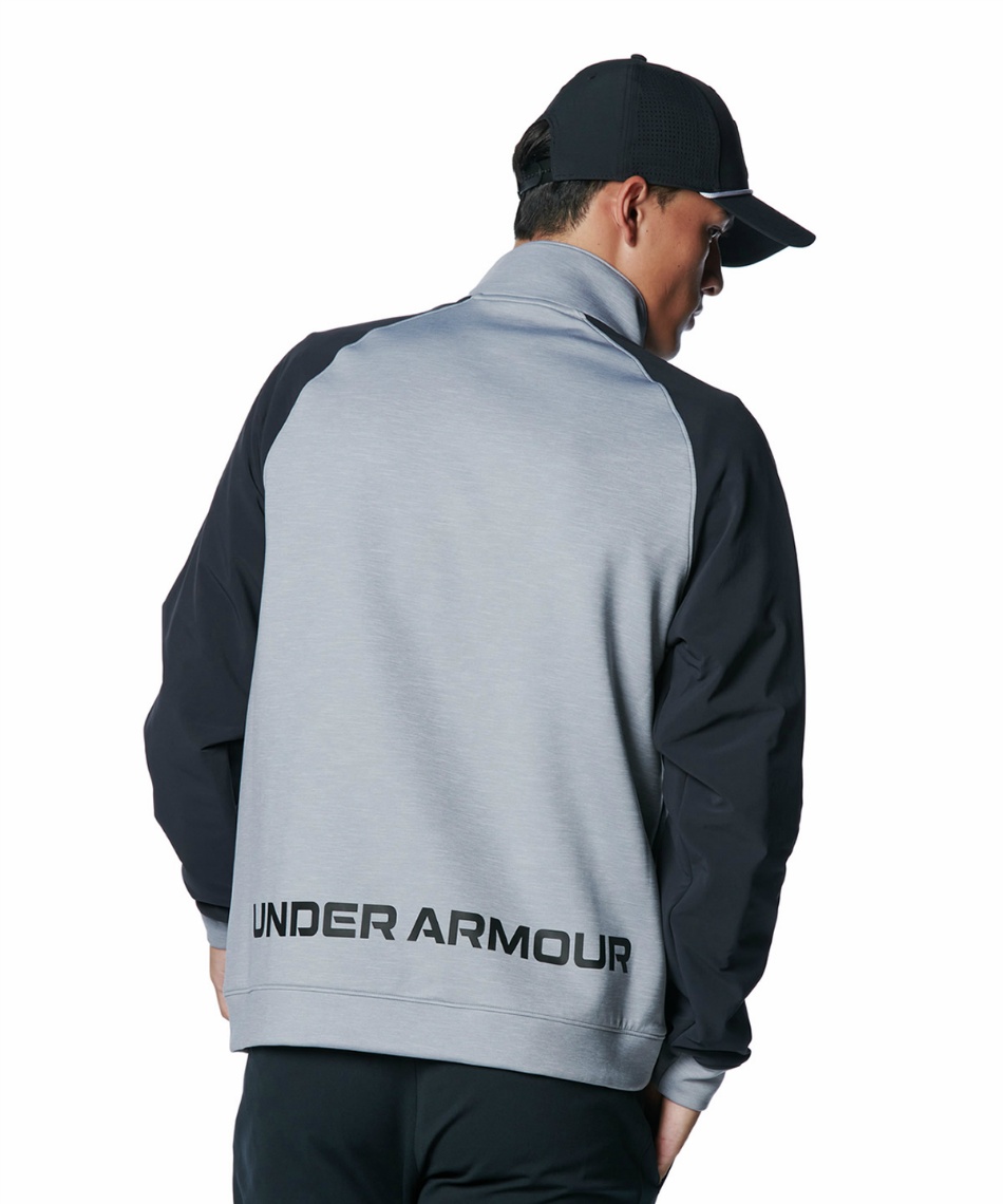 ゴルフウェア ブルゾン UAドライブ ミッドレイヤー フルジップ